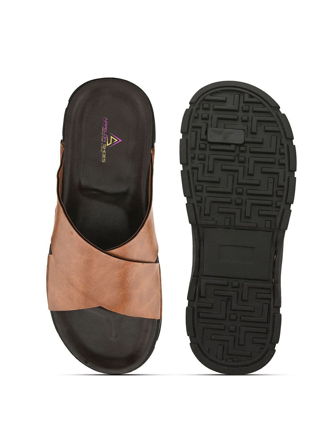 Appelon Men Casual Leather Comfort Sandals thumbnail 7