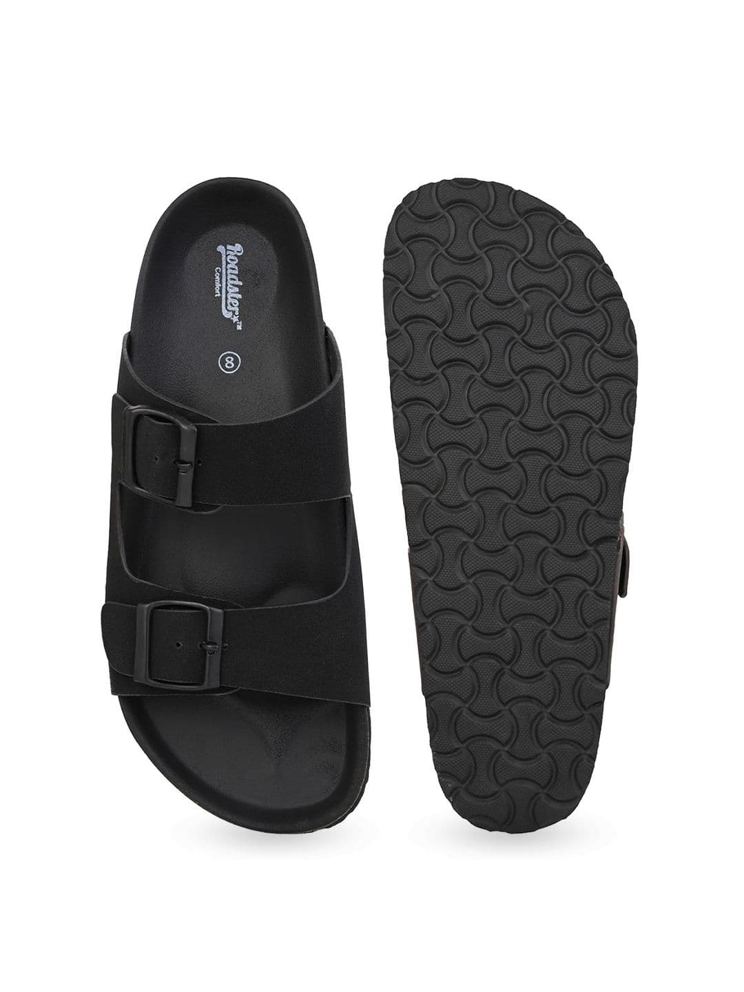 Roadster Lifestyle Co Men Casual Double Strap Comfort Sandals thumbnail 2