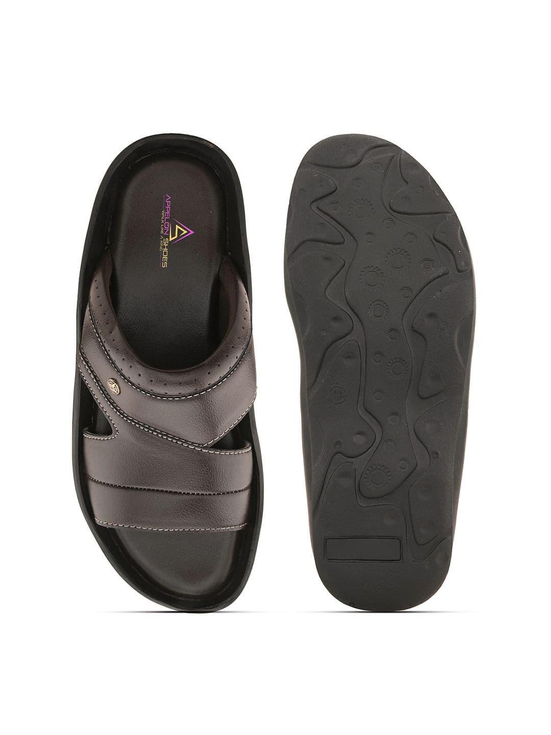 Appelon Men Open Toe Slip-On Comfort Sandals thumbnail 3