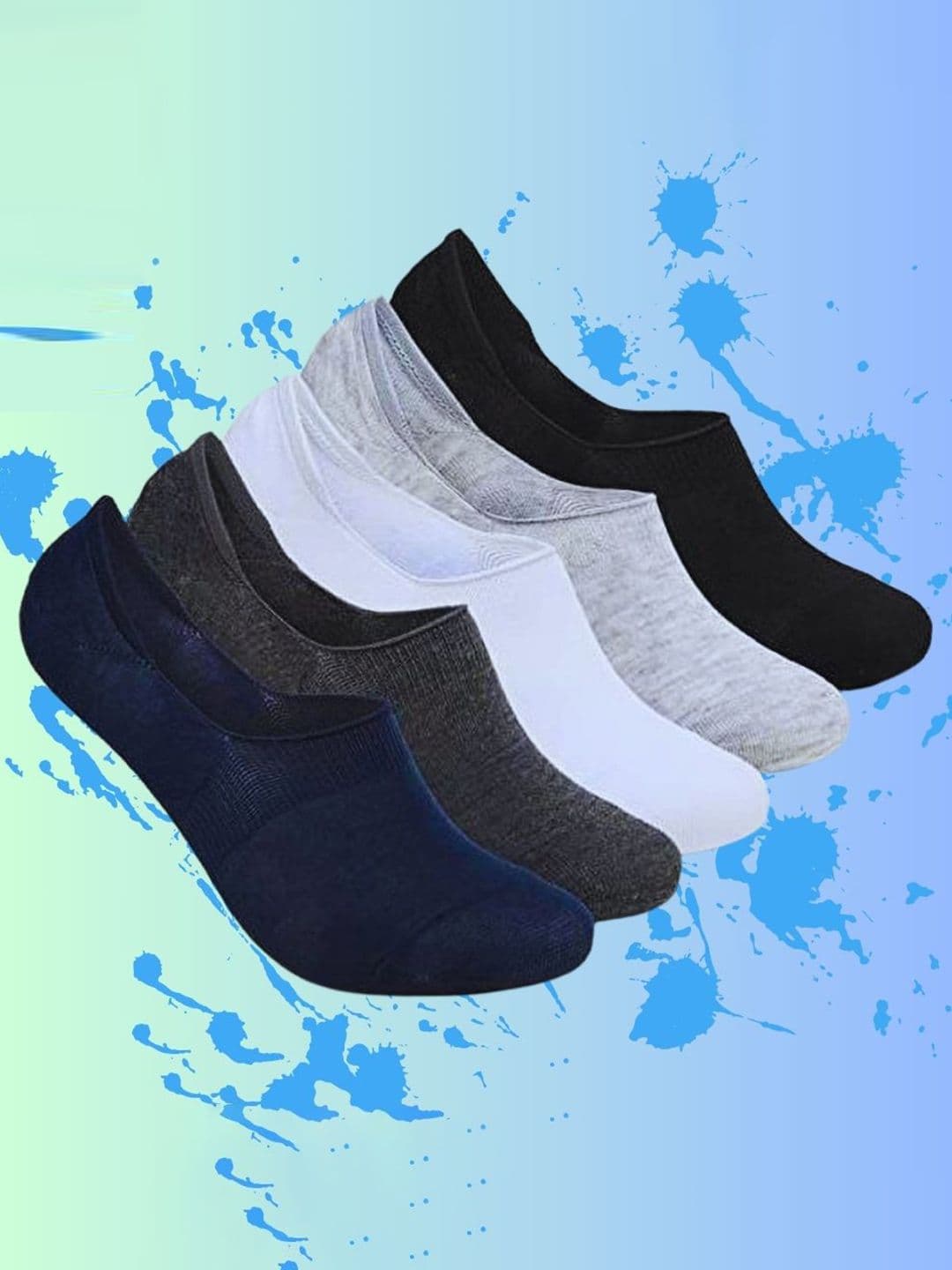 MJE Pack Of 5 Cotton Shoe Liners Socks - view 1