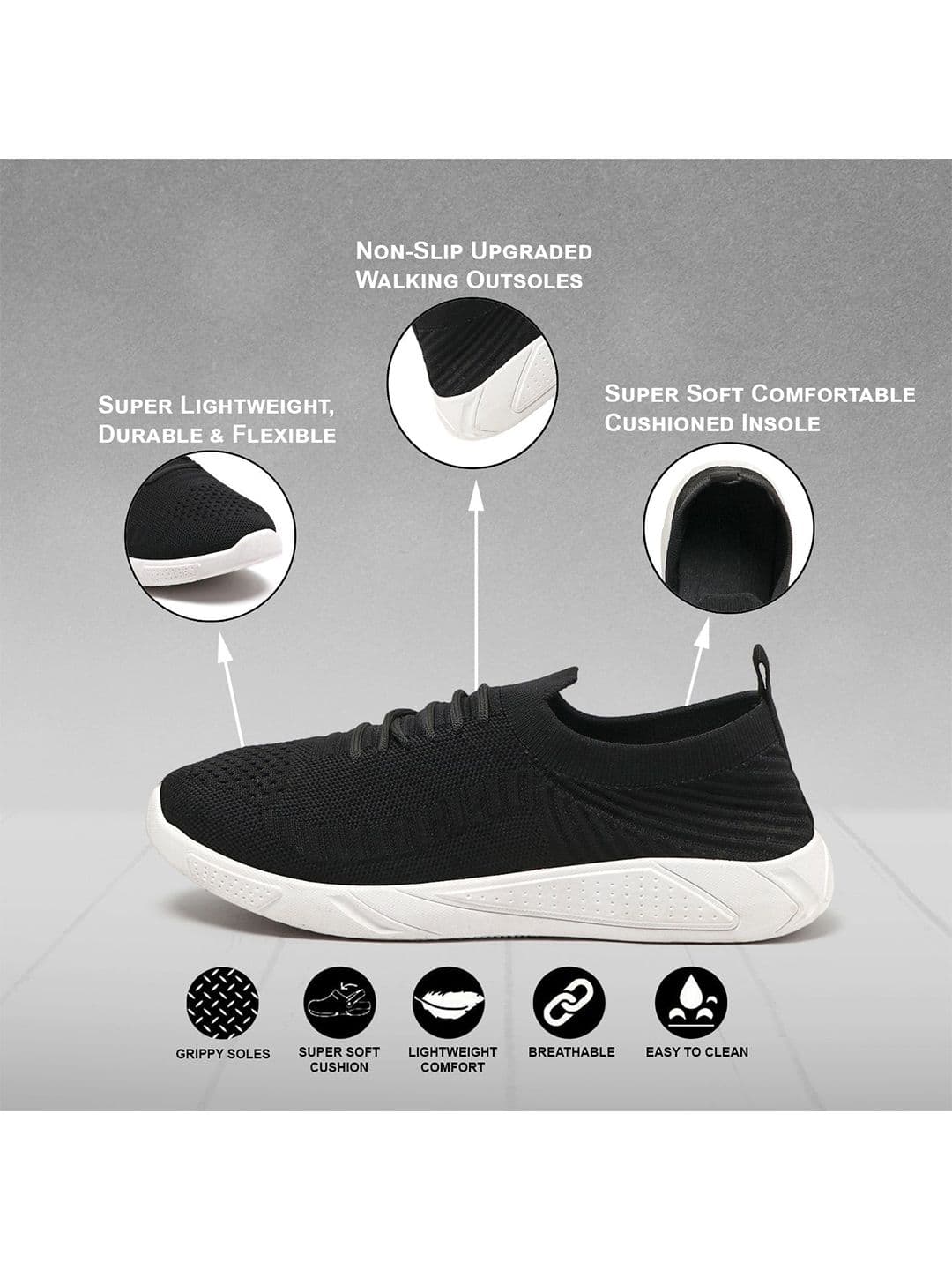 FLIPJONES Women Mesh Running Non-Marking Shoes thumbnail 5