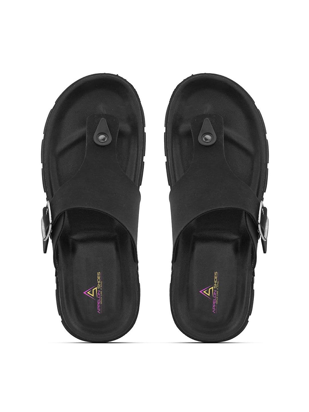 Appelon Men Slip-On Comfort Sandals With Buckle thumbnail 6