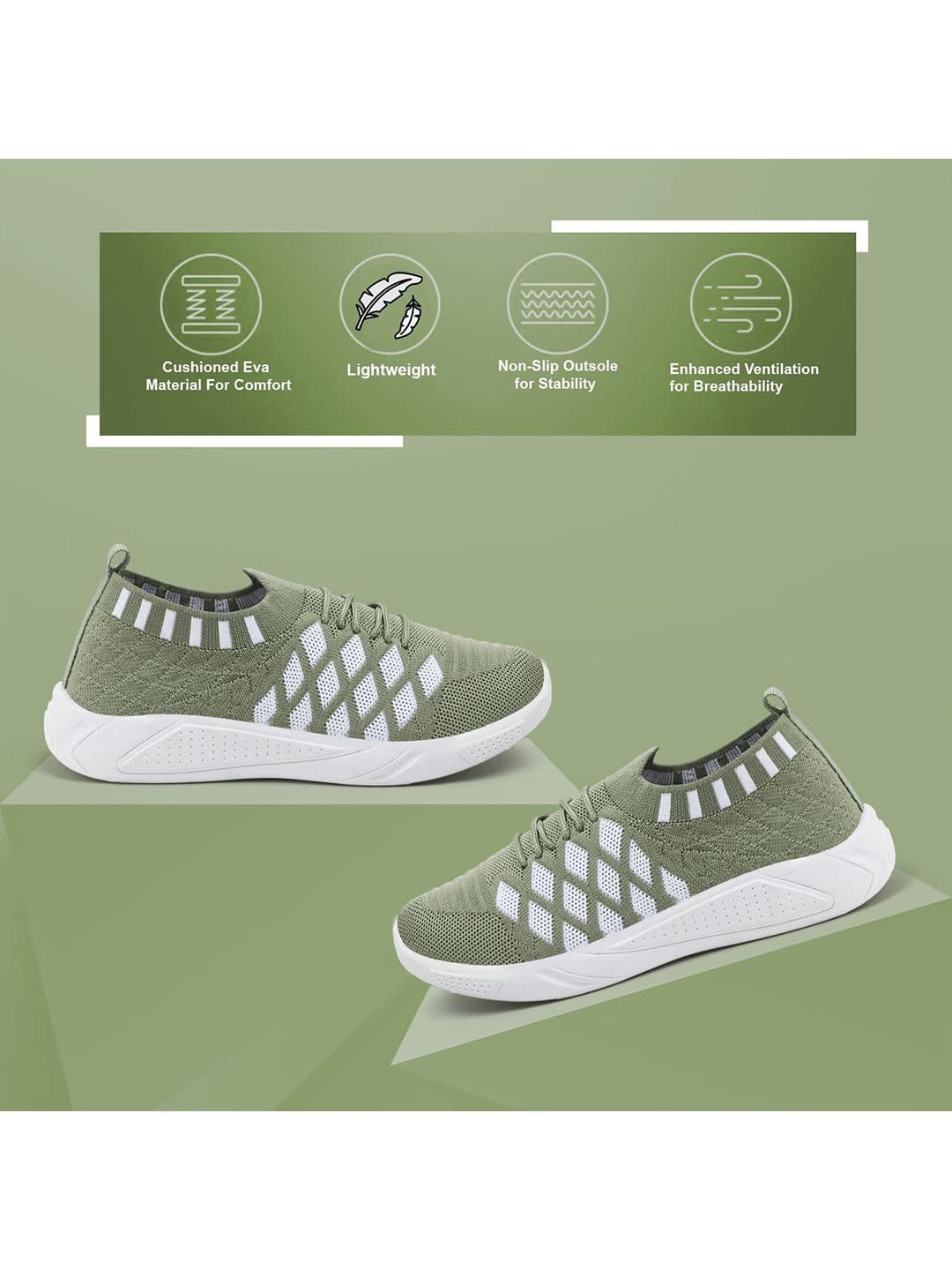 FLIPJONES Women Mesh Running Non-Marking Shoes thumbnail 5