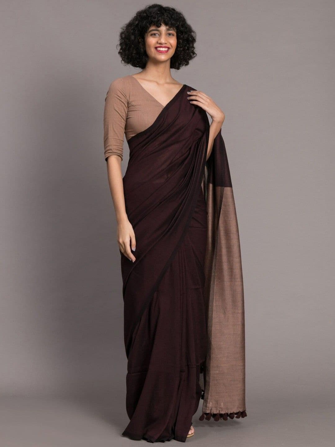 Moda Rapido Ombre Printed Pure Cotton Saree - view 1