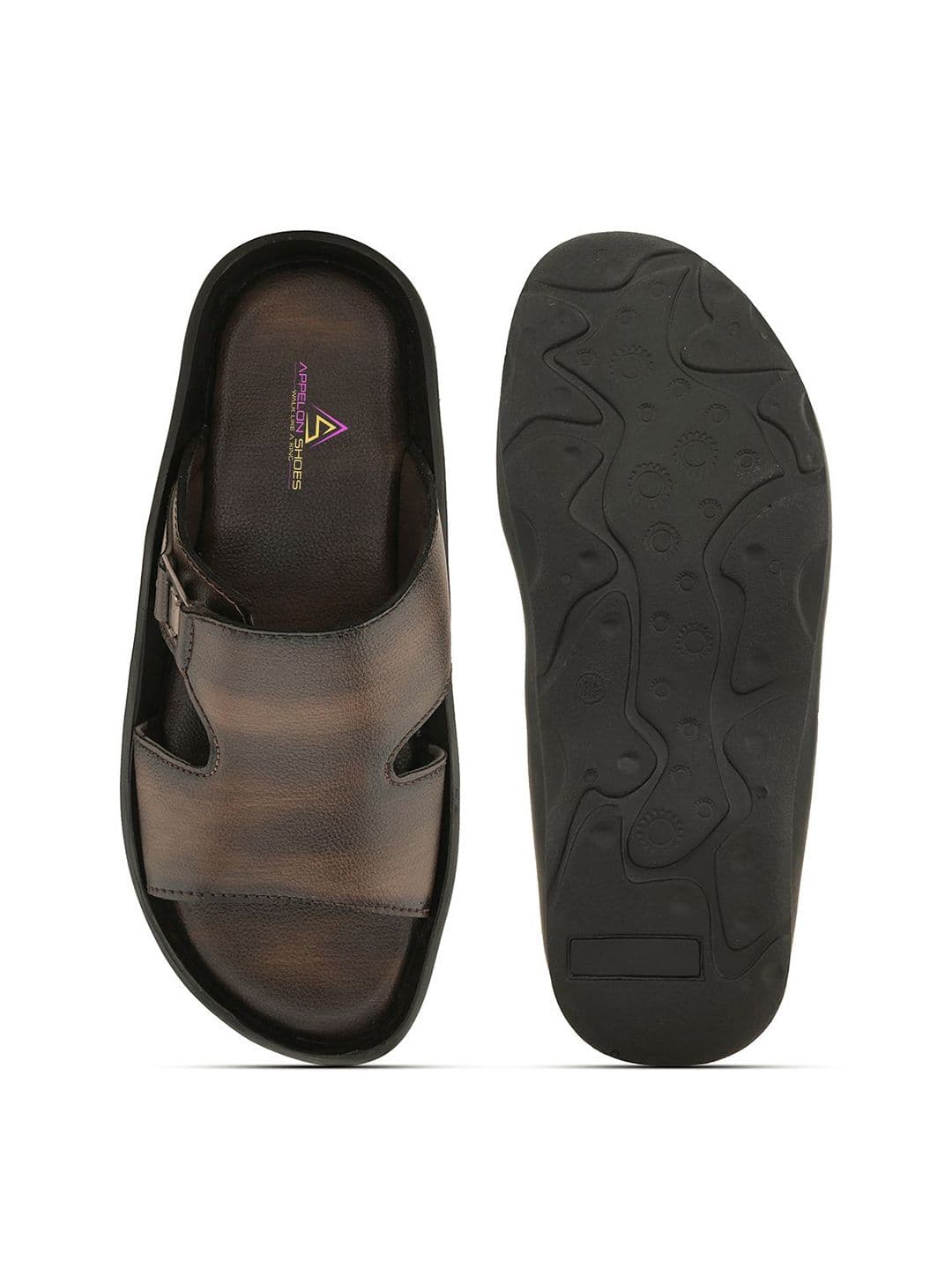Appelon Men Synthetic Leather Comfort Sandals thumbnail 7