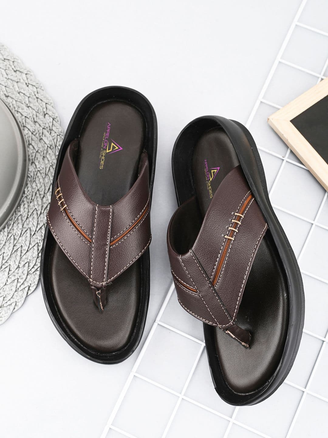 Appelon Men Synthetic Leather Comfort Sandals - view 1
