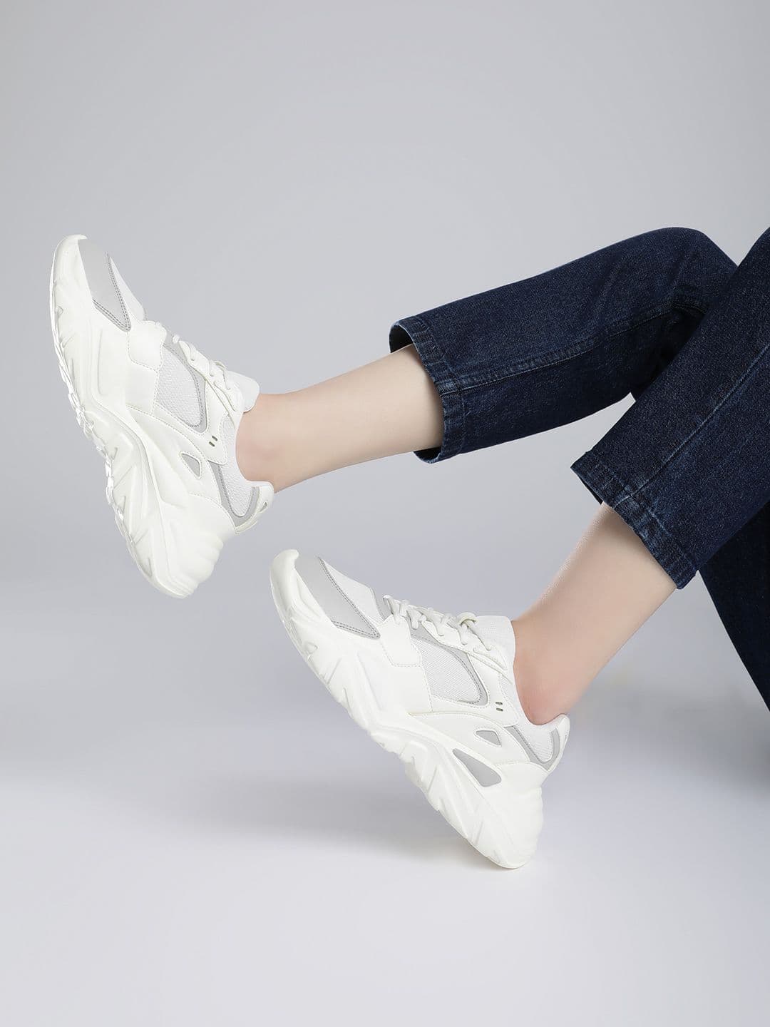 The Roadster Life Co. Women Colourblocked Chunky Sole Shoes - view 1