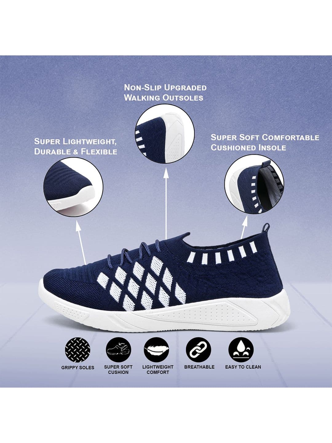 FLIPJONES Women Mesh Running Non-Marking Shoes thumbnail 3
