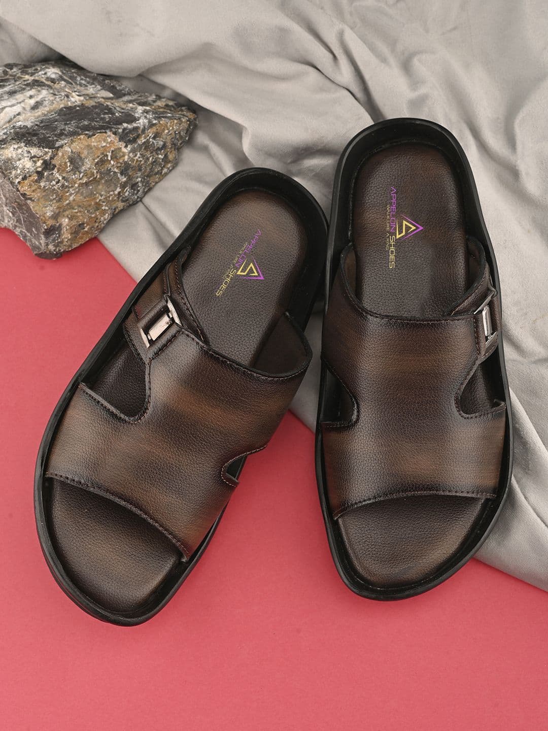 Appelon Men Synthetic Leather Comfort Sandals - view 1