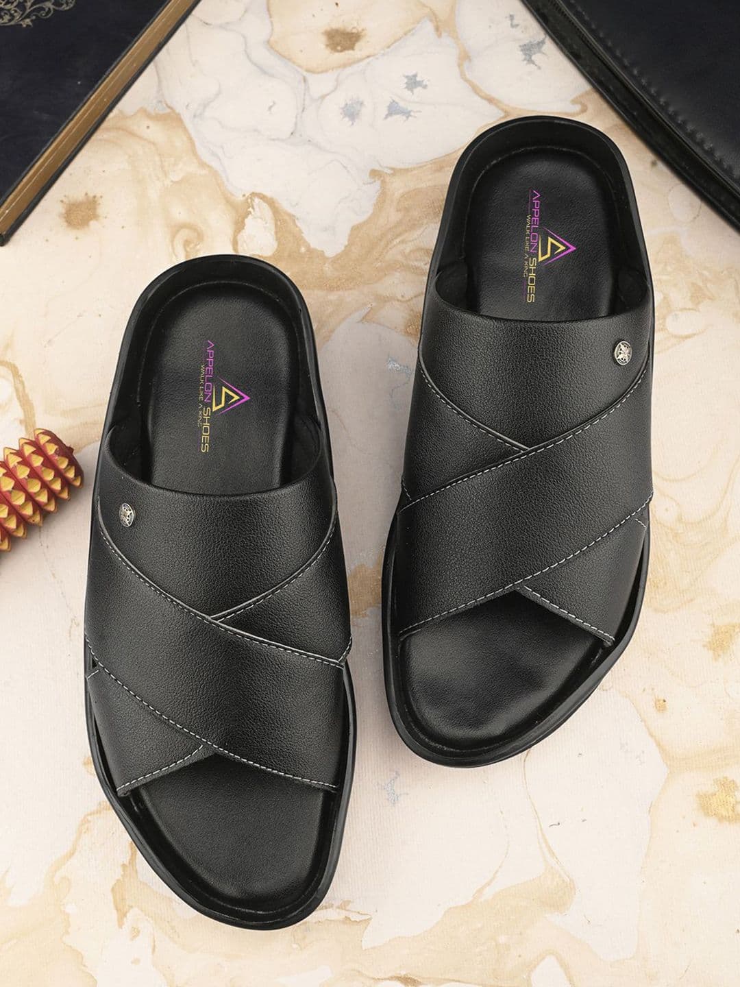 Appelon Men Casual Leather Comfort Sandal - view 1