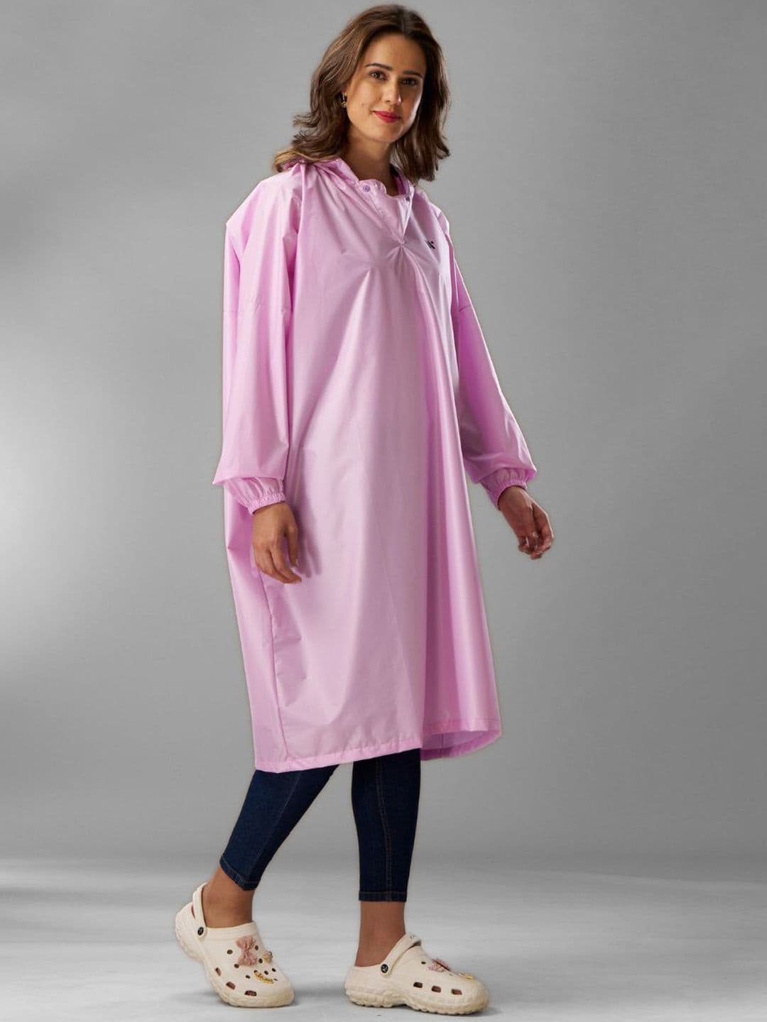 Zeel Self-Packable Waterproof Rain Poncho Jacket thumbnail 6