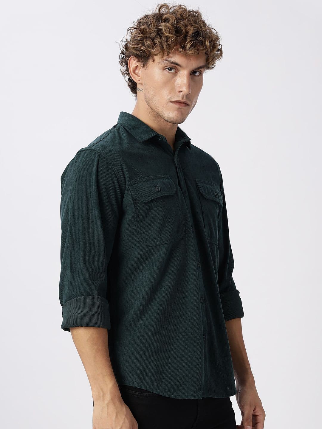 HERE&NOW Regular Fit Vertical Striped Opaque Casual Shirt thumbnail 3