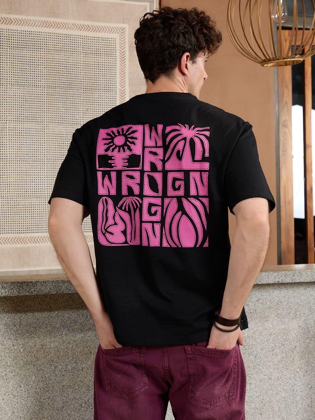 WROGN Round Neck Oversized T-shirt thumbnail 3
