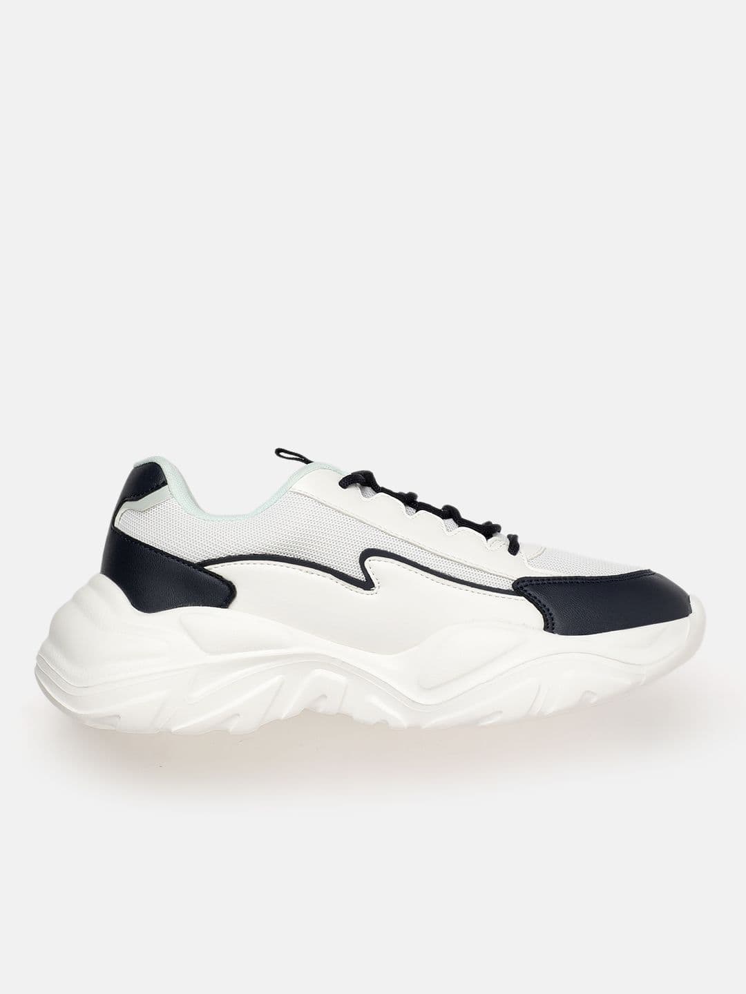 The Roadster Life Co. Women Striped Chunky Sneakers thumbnail 2