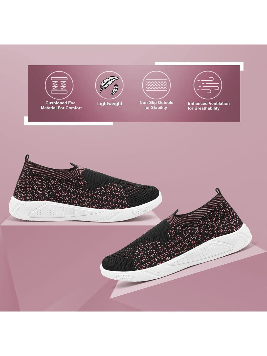FLIPJONES Women Mesh Running Non-Marking Shoes thumbnail 4