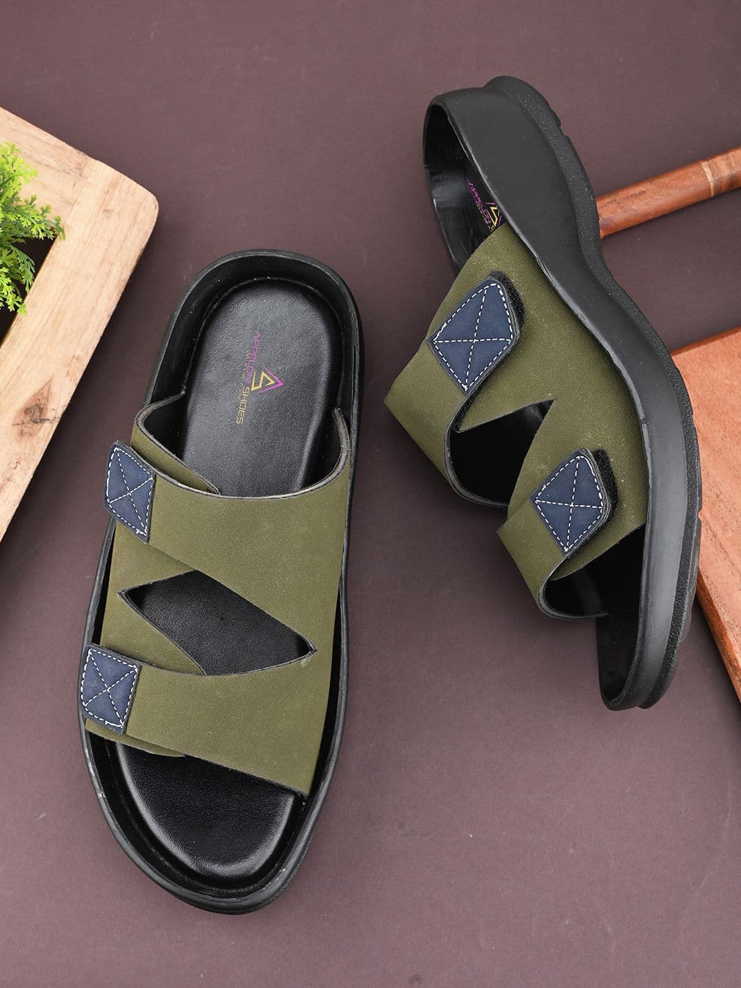 Appelon Men Velcro Comfort Sandals - view 1