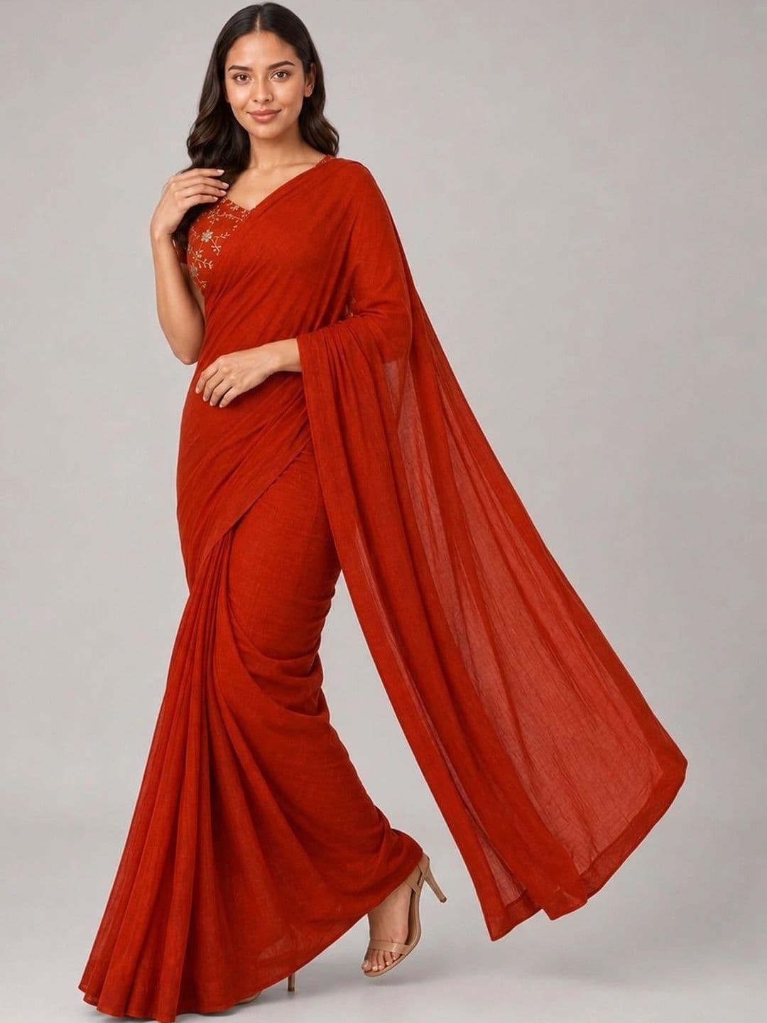 all about you Embroidered Designer Saree thumbnail 2