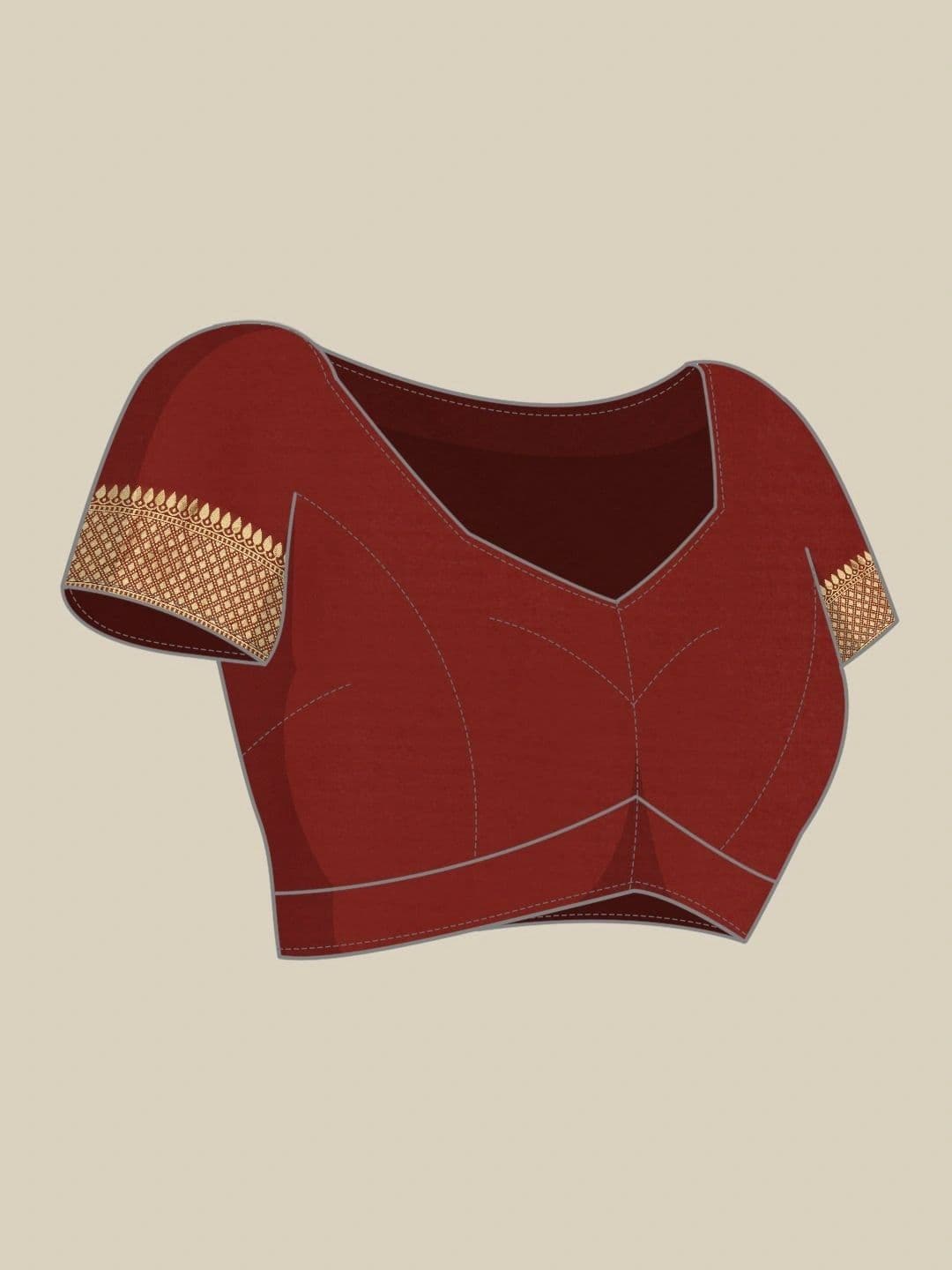 Dhaaga Ghar Women Woven Design Zari Art Silk Banarasi Saree thumbnail 3