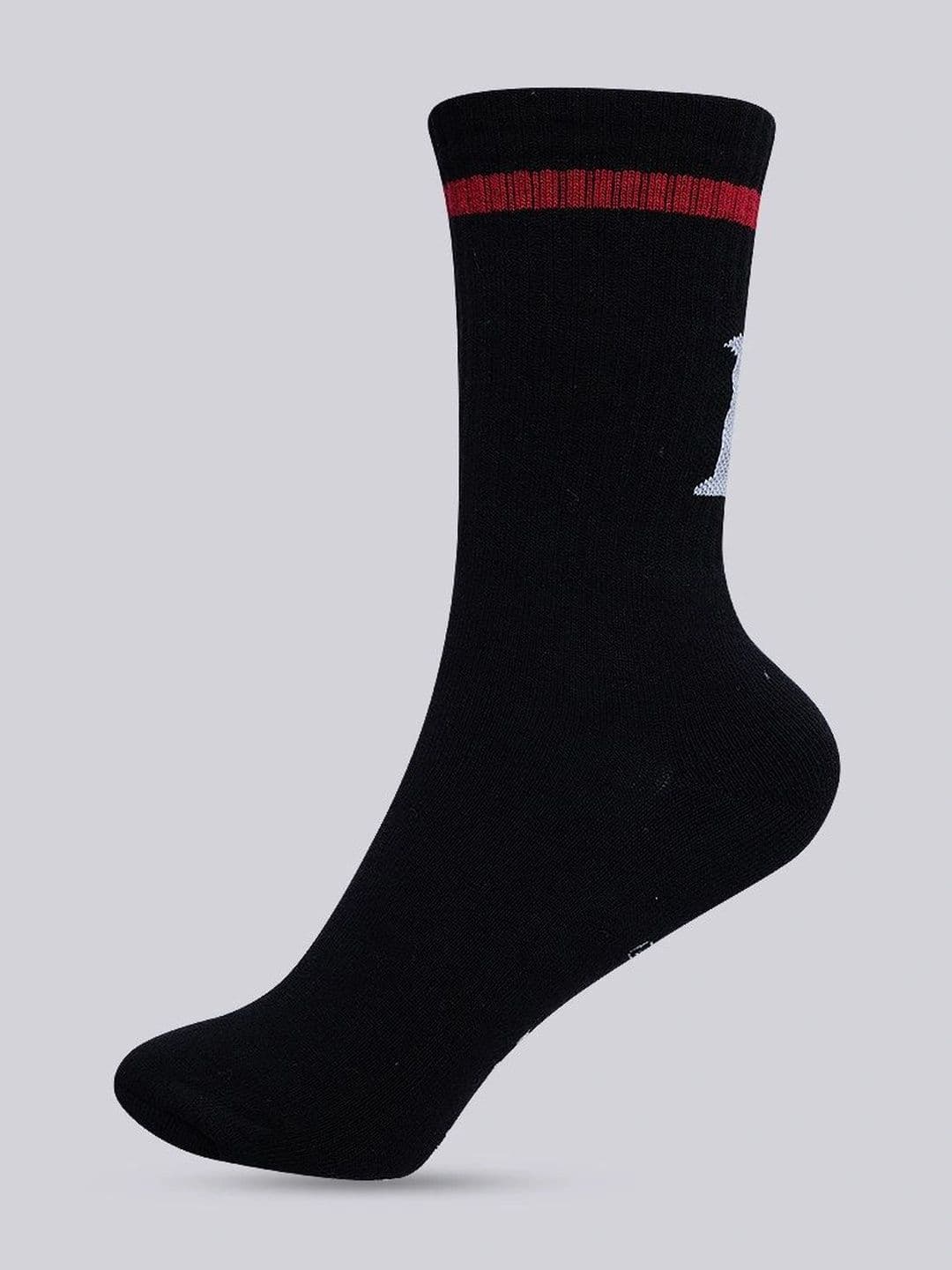 Kickers Men Microfiber Patterned Calf Length Socks thumbnail 4