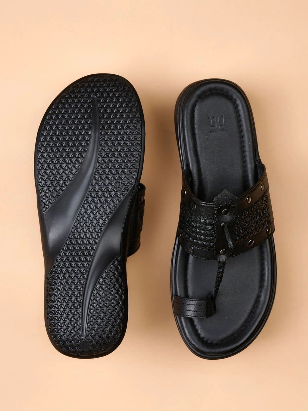 Tasva Men Leather Fisherman Sandals thumbnail 2
