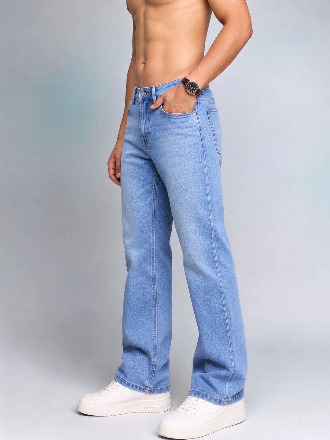 Roadster Men Jean Straight Fit Mid-Rise Stretchable Jeans thumbnail 2