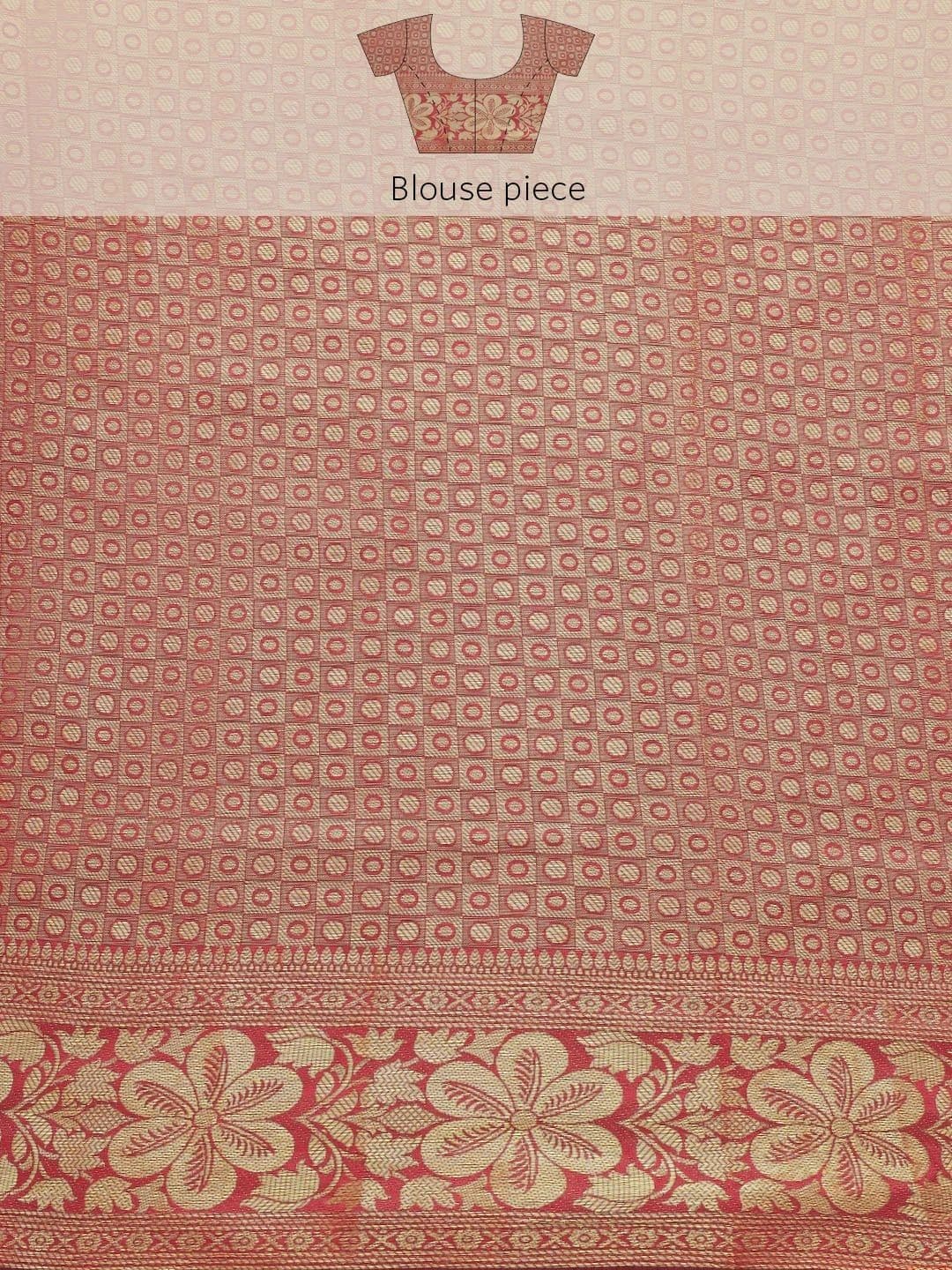 Dhaaga Ghar Woven Design Zari Art Silk Banarasi Saree thumbnail 4