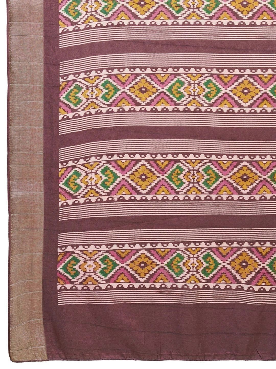 Anouk Ethnic Motifs Zari Silk Blend Designer Patola Saree thumbnail 7