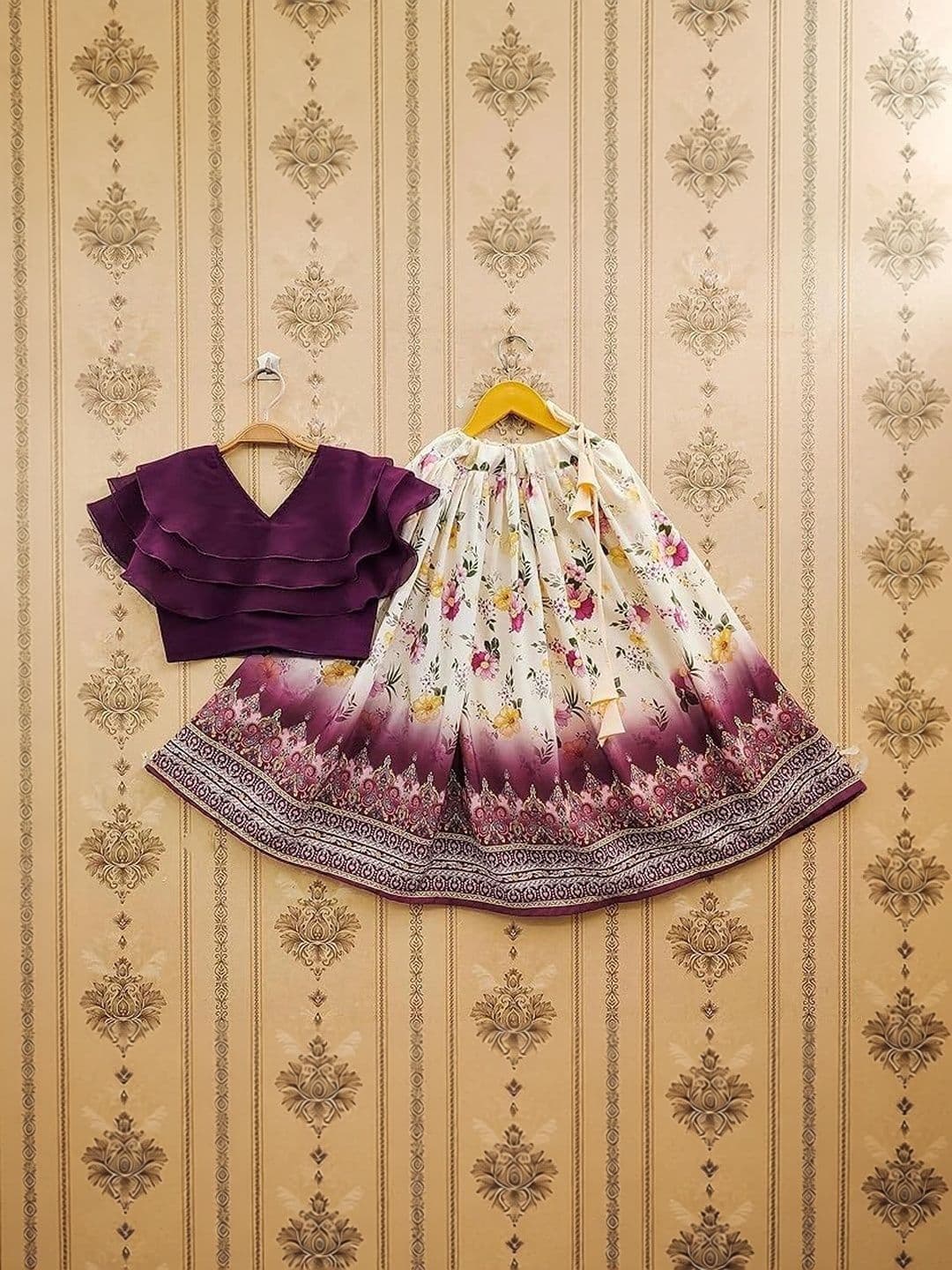 KALINI Girls Ready to Wear Lehenga & thumbnail 5