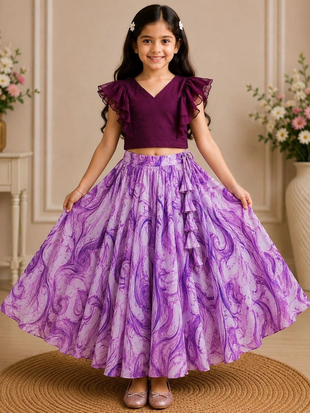 KALINI Girls Ready to Wear Lehenga & - view 1