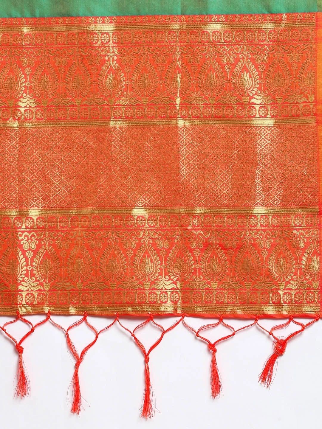 Dhaaga Ghar Woven Design Zari Art Silk Banarasi Saree thumbnail 4