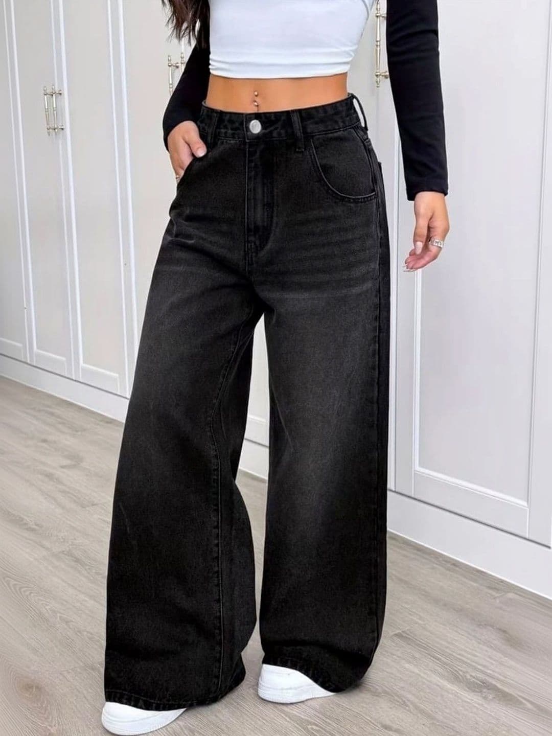 ESLITA Women High-Rise Light Fade Jeans - view 1