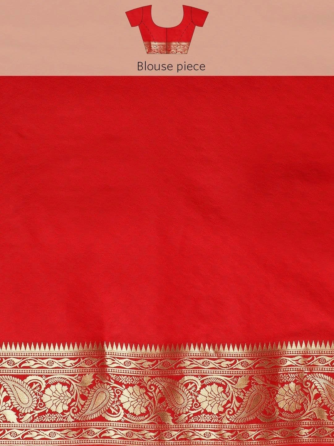 Dhaaga Ghar Woven Design Zari Art Silk Banarasi Saree thumbnail 6