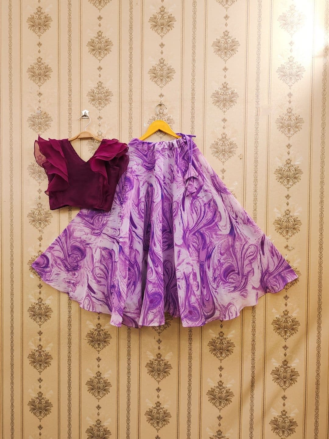 KALINI Girls Ready to Wear Lehenga & thumbnail 6