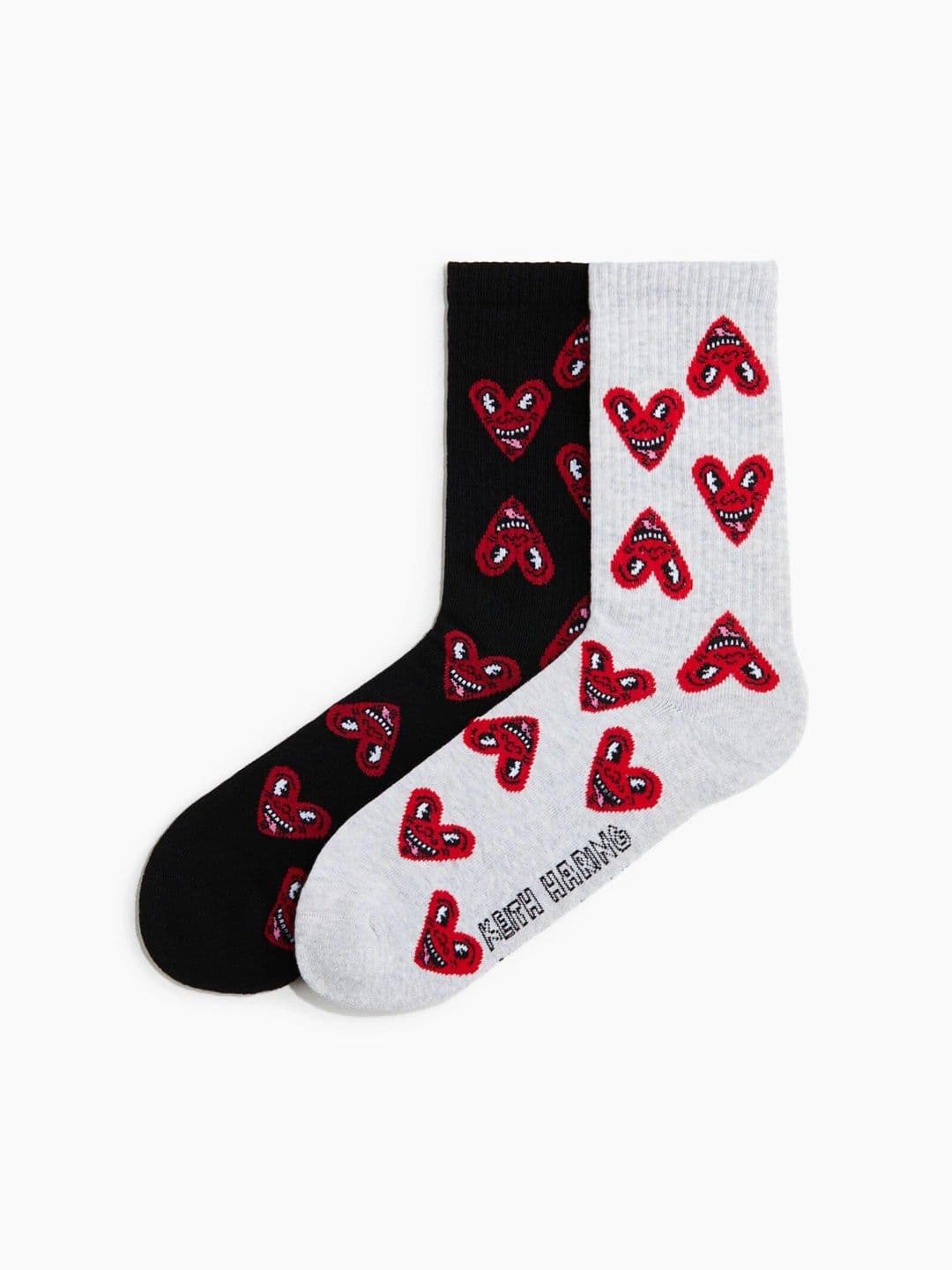 H&M Men Patterned Calf Length Socks - view 1