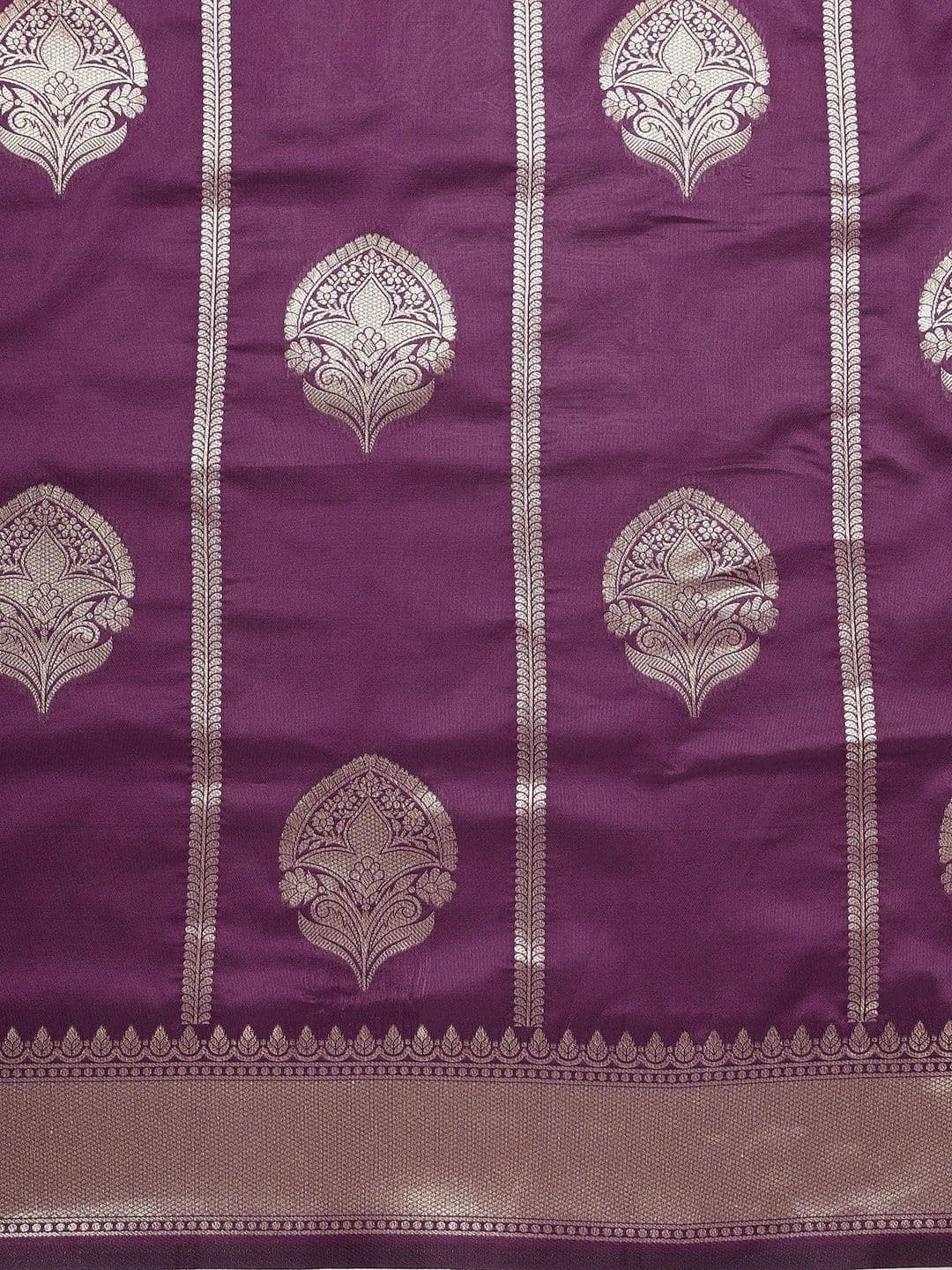 Dhaaga Ghar Woven Design Zari Art Silk Banarasi Saree thumbnail 5