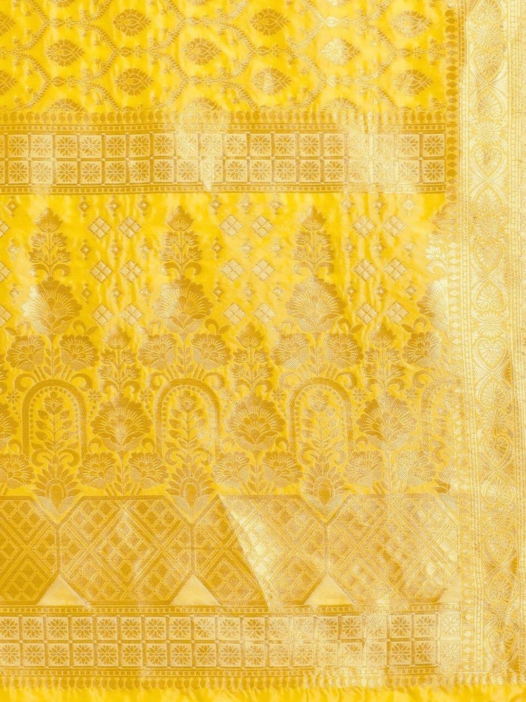 Dhaaga Ghar Women Woven Design Zari Art Silk Banarasi Saree thumbnail 2