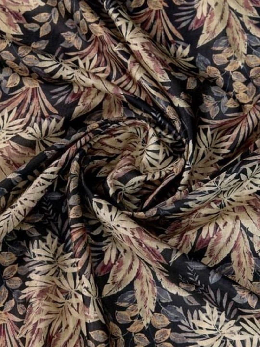 Moda Rapido Floral Silk Blend Designer Saree thumbnail 4