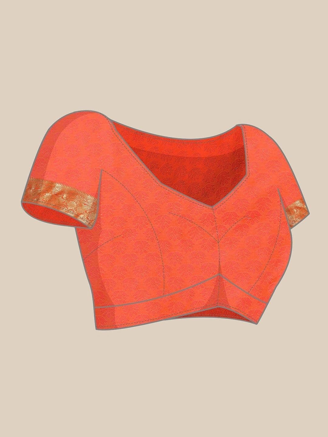 Dhaaga Ghar Woven Design Zari Art Silk Banarasi Saree thumbnail 6