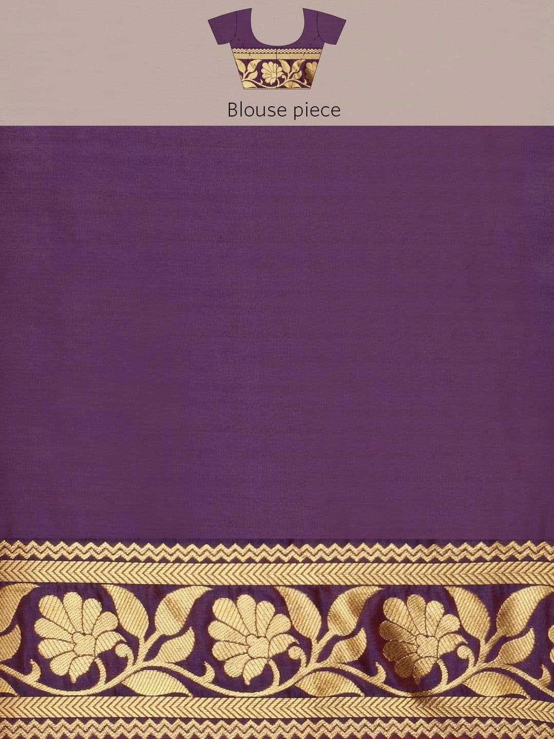 Dhaaga Ghar Woven Design Zari Art Silk Banarasi Saree thumbnail 7
