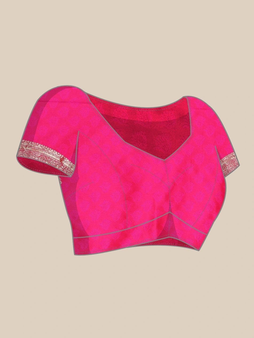 Dhaaga Ghar Woven Design Zari Art Silk Banarasi Saree thumbnail 2
