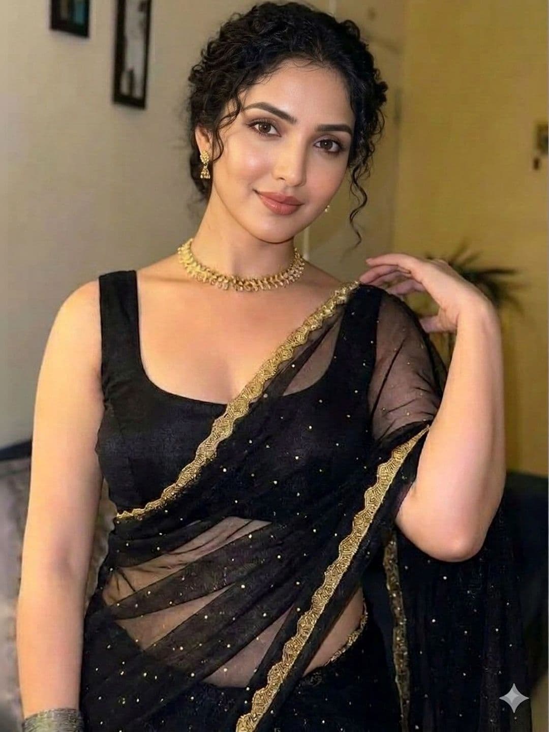Akshmi Creation Supernet Saree thumbnail 3