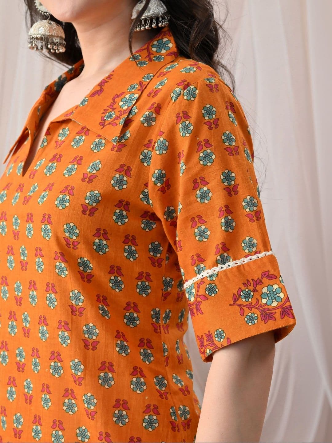 JEMCY Women Ethnic Motifs Printed Kurta thumbnail 6