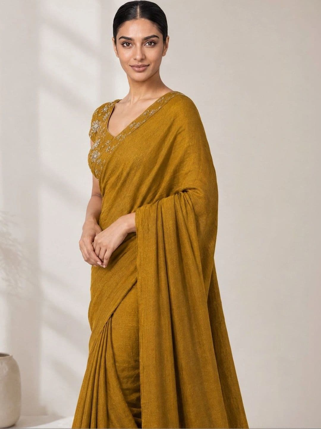 all about you Embroidered Designer Saree thumbnail 4