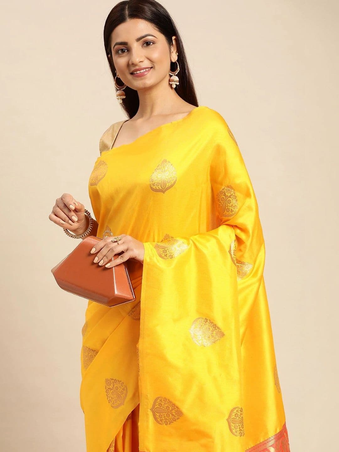 Dhaaga Ghar Woven Design Zari Art Silk Banarasi Saree thumbnail 5