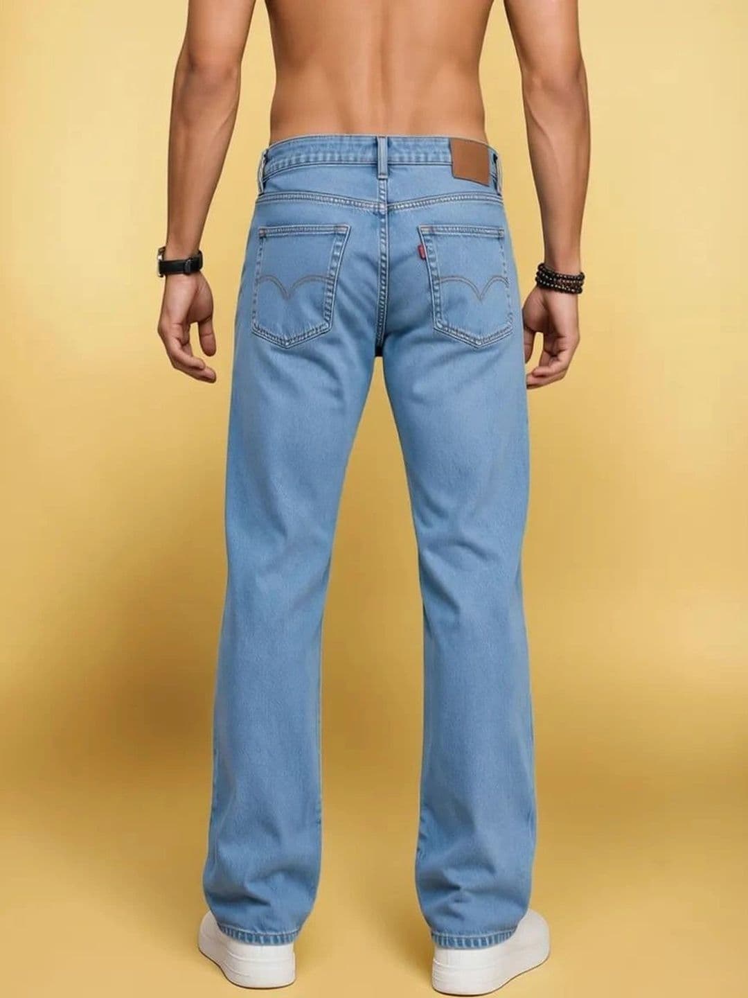 Roadster Men Jean Straight Fit Mid-Rise Stretchable Jeans thumbnail 2