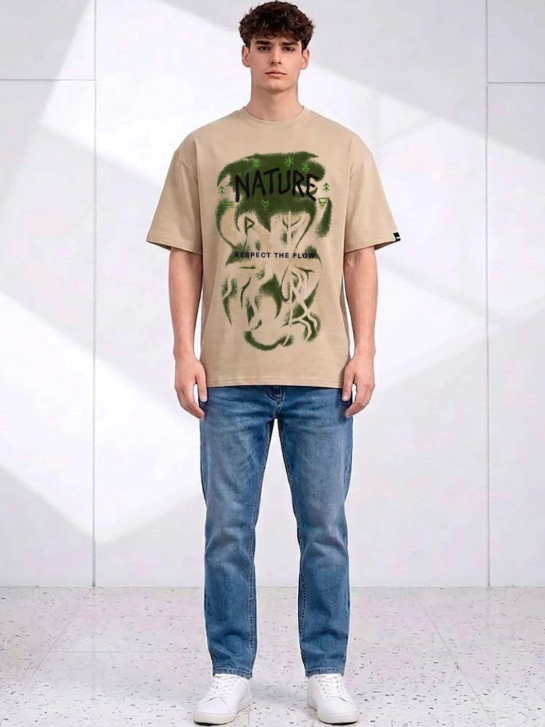 R.Code by The Roadster Life Co. Men Typography Printed T-shirt thumbnail 2