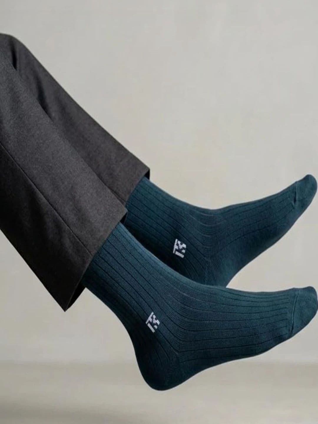 Kikitoes Men Pack of 2 Assorted Striped Calf Length Socks thumbnail 7