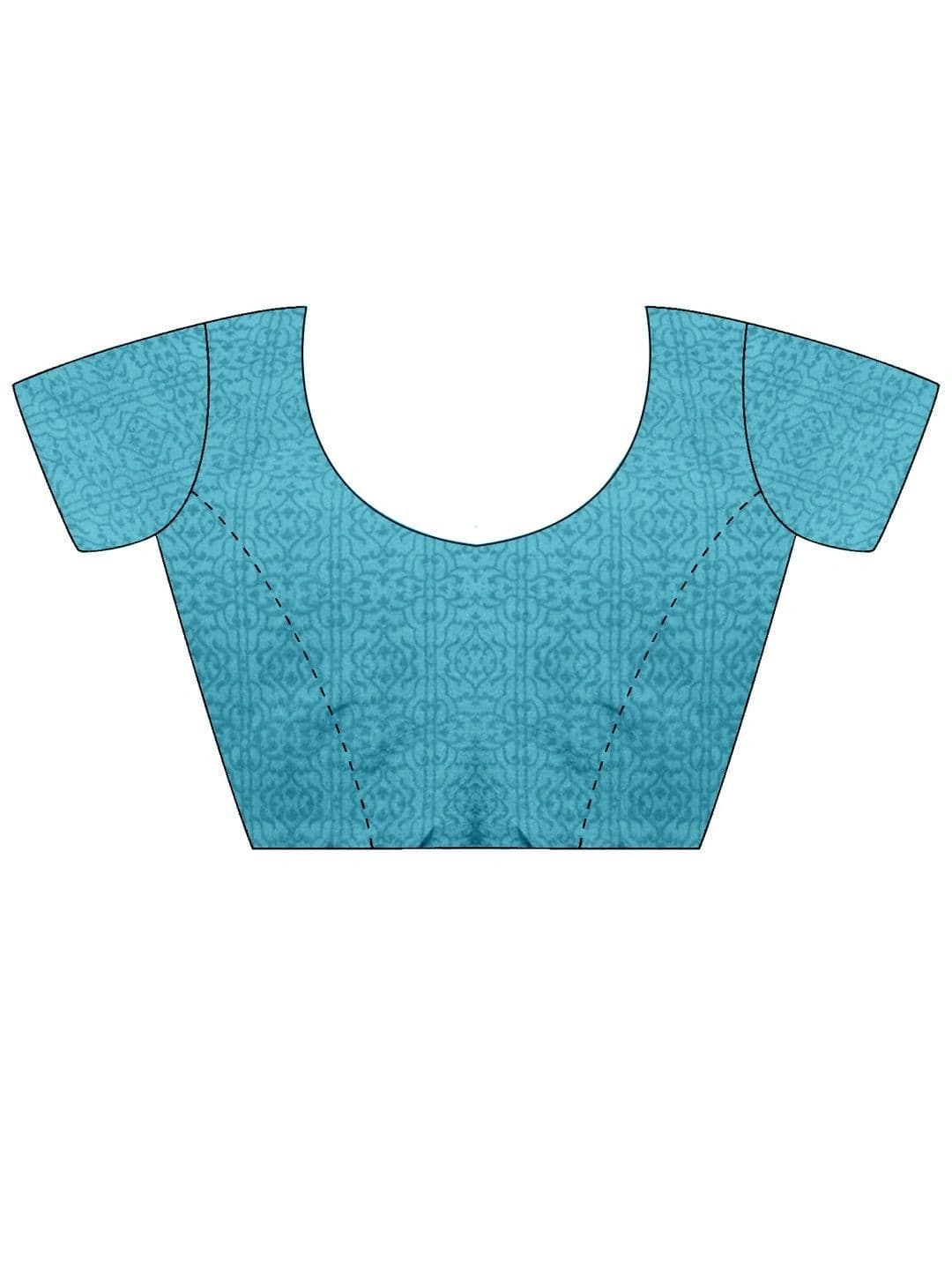 Anouk Floral Poly Crepe Designer Saree thumbnail 2
