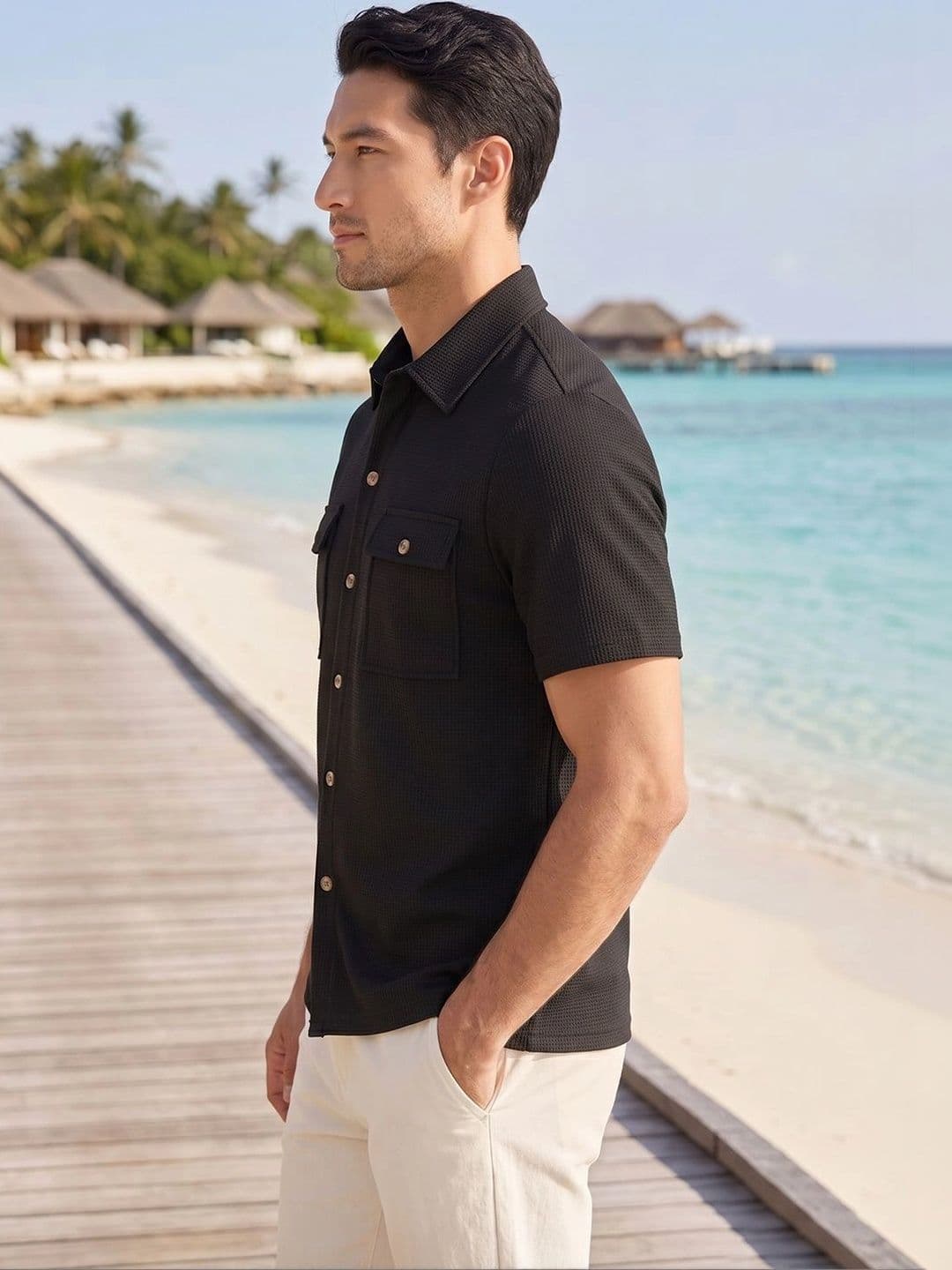 StyleCast x Revolte Men Slim Fit Casual Shirt thumbnail 6