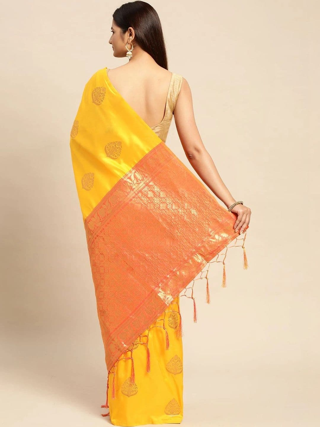 Dhaaga Ghar Woven Design Zari Art Silk Banarasi Saree thumbnail 3